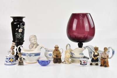 Lot 1356 - A small collection of decorative ceramics and...
