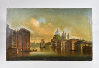 Lot 1517 - A late19th century oil on canvas, Venice,...
