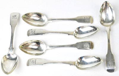 Lot 725 - WILLIAM BATEMAN I; a set of six George IV...