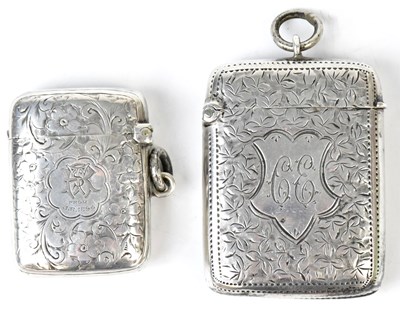 Lot 785 - MINSHULL & LATIMER; a Victorian hallmarked...