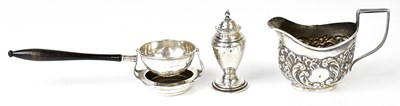 Lot 772 - WALKER & HALL; an Edward VII hallmarked silver...