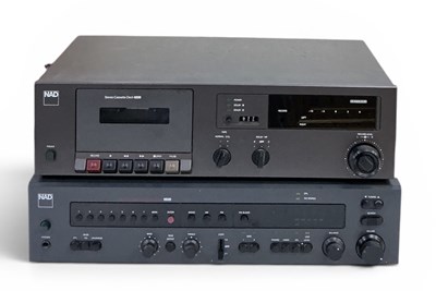 Lot 507 - NAD; a mid century hi-fi system comprising...