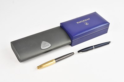 Lot 2178 - WATERMAN; a cased fountain pen with 18K nib,...