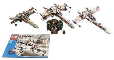 Lot 603 - LEGO; three loose Lego Star Wars sets...