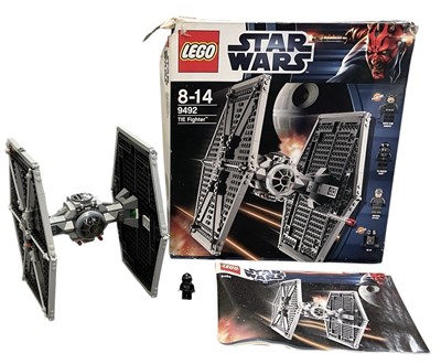 Lot 611 - LEGO; a Lego Star Wars TIE Fighter, set no....