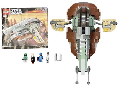 Lot 614 - LEGO; a Lego Star Wars Jango Fett's Ship Slave...