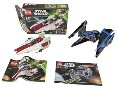 Lot 615 - LEGO; two Lego StarWars sets comprising an...