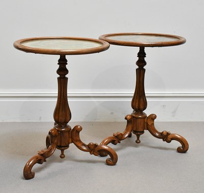 Lot 2020 - A pair of early Victorian rosewood rosewood...