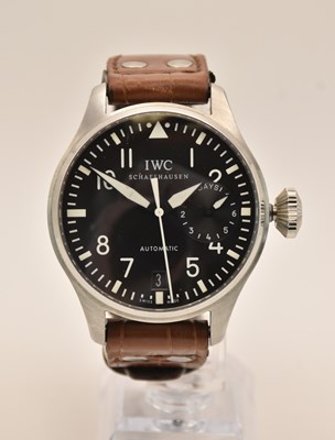 Lot 1669 - IWC (INTERNATIONAL WATCH COMPANY); a gentleman'...
