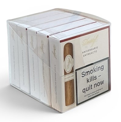 Lot 379 - DAVIDOFF; five sealed packs of four...