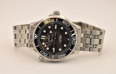 Lot 1668 - OMEGA; a gentleman's stainless steel Seamaster...