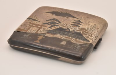 Lot 1105 - An early 20th century Japanese sterling silver...