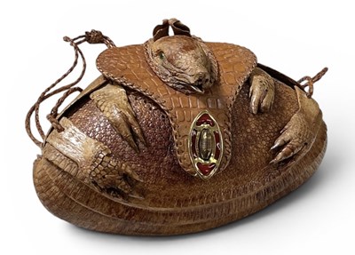 Lot 553 - A good 1930s/1940s taxidermy armadillo...
