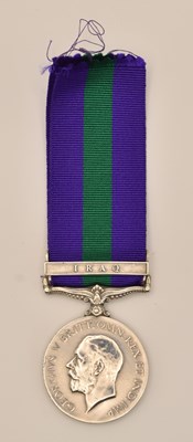 Lot 467 - A George V Iraq Service Medal, with Iraq bar...