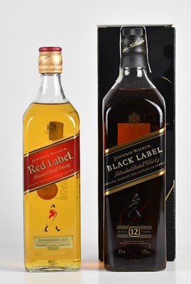 Lot 2422 - WHISKY; a bottle of Johnnie Walker Black Label...