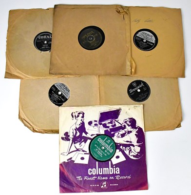 Lot A collection of 78rpm records, some in...