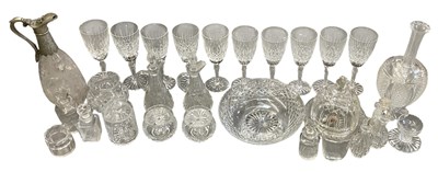 Lot 705 - DARTINGTON CRYSTAL; a part suite of crystal...