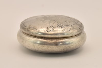 Lot 1179 - An early 20th century sterling silver circular...