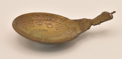 Lot 441 - An early 20th century Edward VIII 1937 brass...