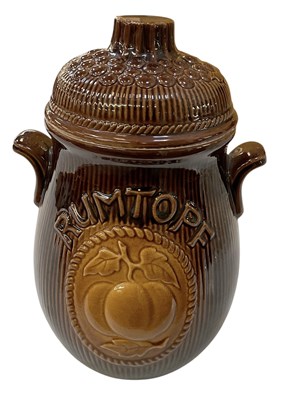 Lot 697 - WEST GERMAN POTTERY; a mid century lidded...