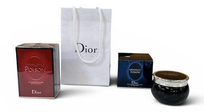 Lot 560 - DIOR; a boxed and sealed silky body lotion,...