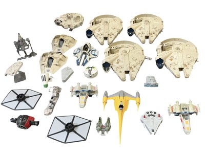 Lot 626 - STAR WARS; nineteen assorted toys and models...