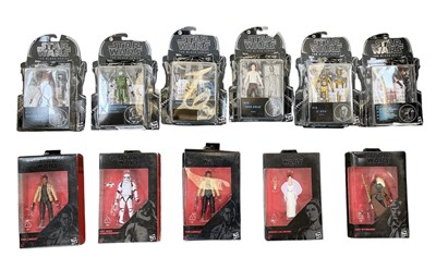 Lot 628 - STAR WARS; eleven boxed Star Wars action...