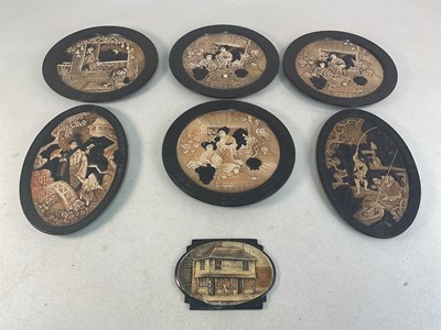 Lot 319 - BRETBY; seven plaques, comprising four...