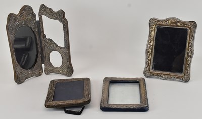 Lot 1124 - A modern 925 silver easel back photograph...
