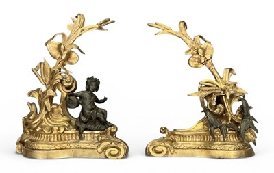 Lot 745 - A pair of early to mid 19th century French...