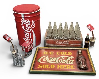 Lot 390 - COCA-COLA INTEREST; a collection of Coca-Cola...
