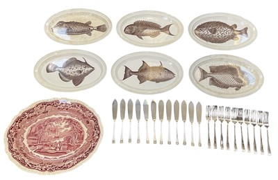 Lot 686 - PORTMEIRION; a set of six 'Kingdom of the Sea'...