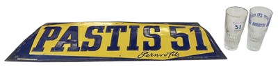 Lot 418 - ADVERTISING INTEREST; a vintage enamelled tin...
