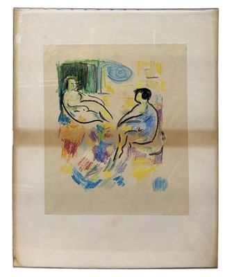 Lot 200 - RUTH ABRAMS (1912-1986); an abstract pencil,...