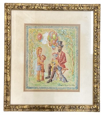 Lot 235 - JEAN LAREUSE (1925-2016); watercolour,...