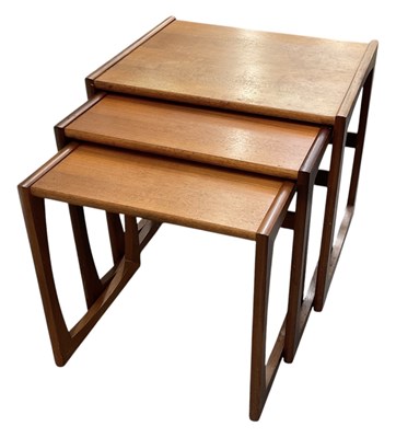 Lot 111 - IN THE STYLE OF G PLAN; a teak mid century...