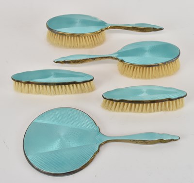 Lot 1114 - W J MYATT & CO; a George V Art Deco hallmarked...