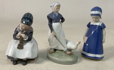 Lot 331 - ROYAL COPENHAGEN AND BING & GRONDAHL; three...