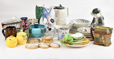 Lot 1341 - A collection of decorative ceramics including...
