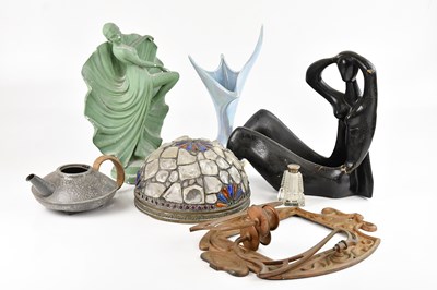 Lot 1416 - ARCHIBALD KNOX FOR TUDRIC PEWTER; an Arts and...