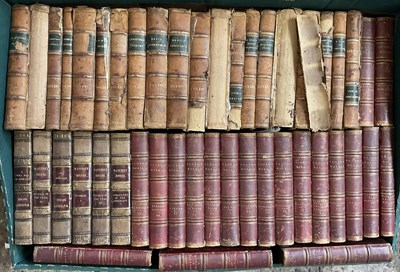 Lot 489 - WAVERLEY NOVELS, 25 vols, ¾ red leather,...
