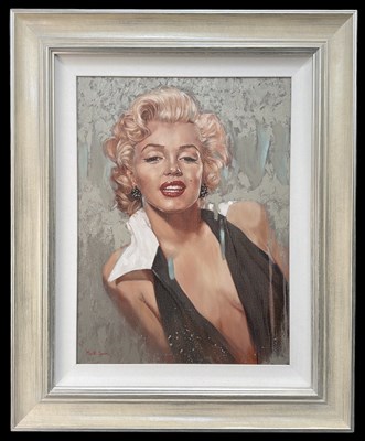 Lot 204 - MARK SPAIN; oil and acrylic on stretched...