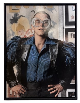 Lot 240 - NICK HOLDSWORTH; an original mixed media on...