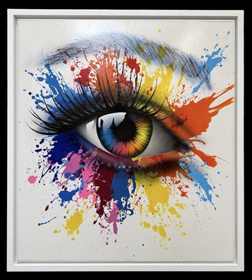Lot 241 - RERUN; oil and acrylic on stretched canvas, 'A...