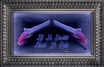 Lot 245 - MAXIM; a limited edition infinity mirror, 'If...