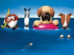 Lot 286 - DOUG HYDE; a limited edition print, 'Doggie...