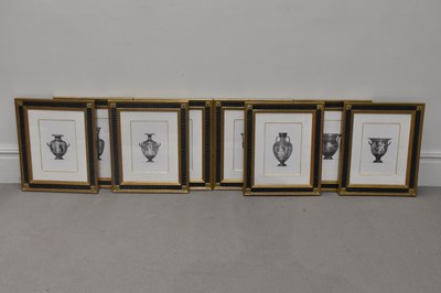 Lot 1463 - Eight decorative prints of Etruscan style/type...
