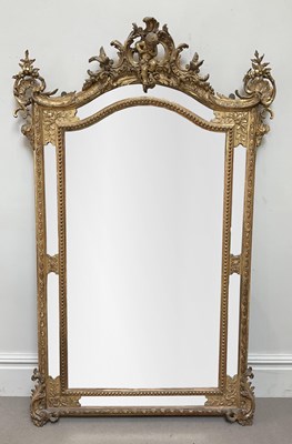 Lot 2085 - A reproduction 19th century style gilt framed...