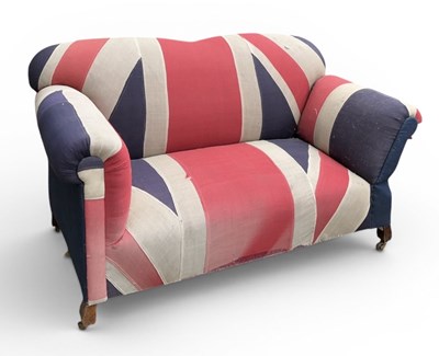 Lot 9 - JACK WILLS; a vintage mahogany framed two...
