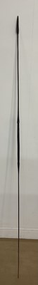 Lot 7 - An African Kenyan Pokot chok spear, length 215cm.